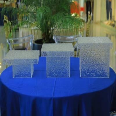 Acrylic 3 Set Cake Display