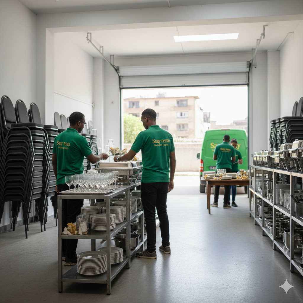 Equipment rental service in Addis Ababa for events and parties